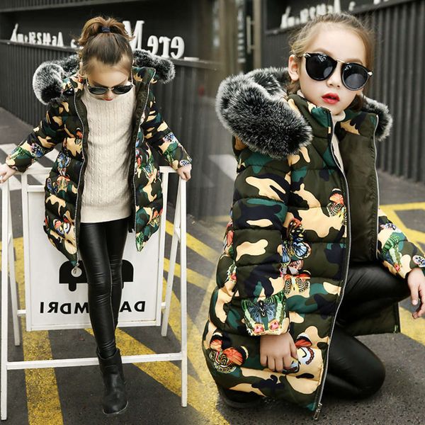 2021girls' length 2020 winter new down cotton padded jacket middle and large children's thickened, Black
2021girls' length 2020 winter new down cotton padded jacket middle and large children's thickened, Black