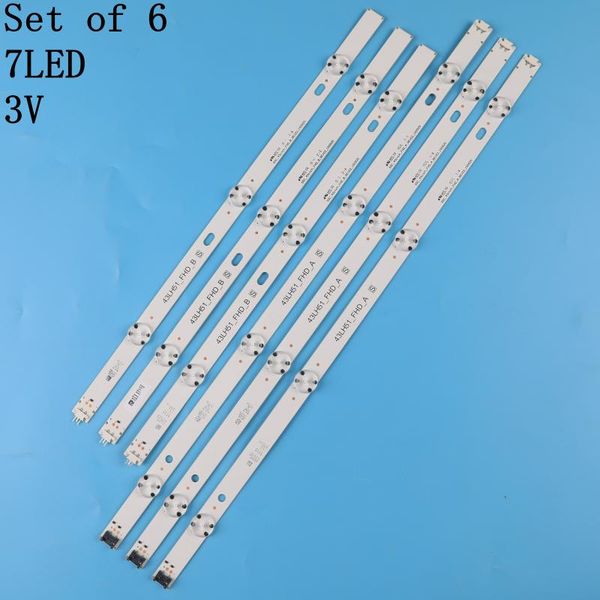 6pcs=1sets led backlight strip for lg 43lh5100 43lh5700 43lf510v lf51_fhd_a lf51_fhd_b lge_wicop_fhd 43inch_rev00_a/b_150511
6pcs=1sets led backlight strip for lg 43lh5100 43lh5700 43lf510v lf51_fhd_a lf51_fhd_b lge_wicop_fhd 43inch_rev00_a/b_150511