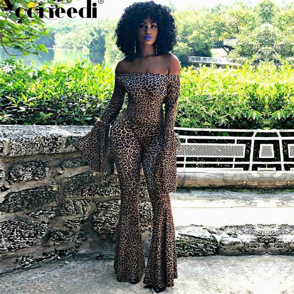 women's jumpsuits & rompers yooneedi 2021 autumn design women color leopard slash neck full petal sleeve ladies sn-3690, Black;white
women's jumpsuits & rompers yooneedi 2021 autumn design women color leopard slash neck full petal sleeve ladies sn-3690, Black;white
