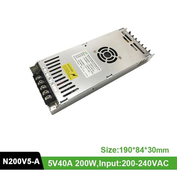 display energy-g n200v5 led power supply adapter 5v 40a 200w switching input 220v output dc5v for
display energy-g n200v5 led power supply adapter 5v 40a 200w switching input 220v output dc5v for