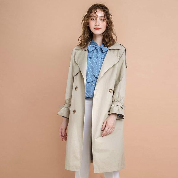 women's trench coats 2021 coat double breasted vintage elegant clothing womens slim fit women khaki top, Tan;black
women's trench coats 2021 coat double breasted vintage elegant clothing womens slim fit women khaki top, Tan;black