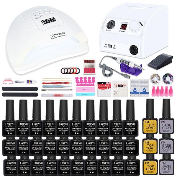 nail art kits manicure set kit and drying uv led lamp 35000rpm drill machine color gel polish tools
nail art kits manicure set kit and drying uv led lamp 35000rpm drill machine color gel polish tools