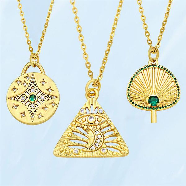 chains vintage luxury women necklaces pendant gold color creative geometry fine stars moon crystal female trendy neck jewelry, Silver
chains vintage luxury women necklaces pendant gold color creative geometry fine stars moon crystal female trendy neck jewelry, Silver