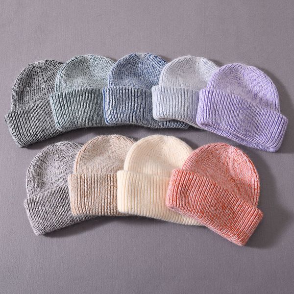 long hair knitted beanies winter hat fold thick warm good flexibility women mix color knit bonnet skullies, Blue;gray
long hair knitted beanies winter hat fold thick warm good flexibility women mix color knit bonnet skullies, Blue;gray