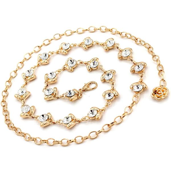 fashion luxury women metal waist chain belt inlaid rhinestone ladies for dresses chain belts, Black;brown
fashion luxury women metal waist chain belt inlaid rhinestone ladies for dresses chain belts, Black;brown