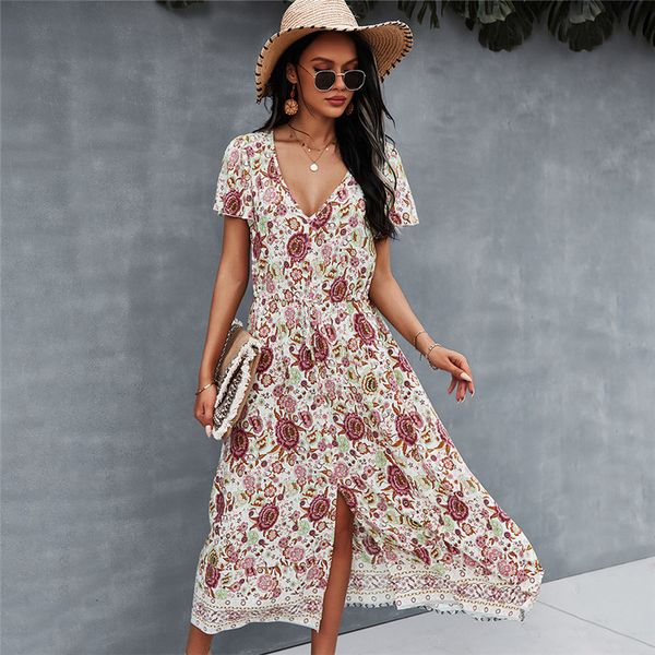 v neck print women 2021 spring new casual short sleeve floral for woman summer high waist tl1f, Black;gray
v neck print women 2021 spring new casual short sleeve floral for woman summer high waist tl1f, Black;gray