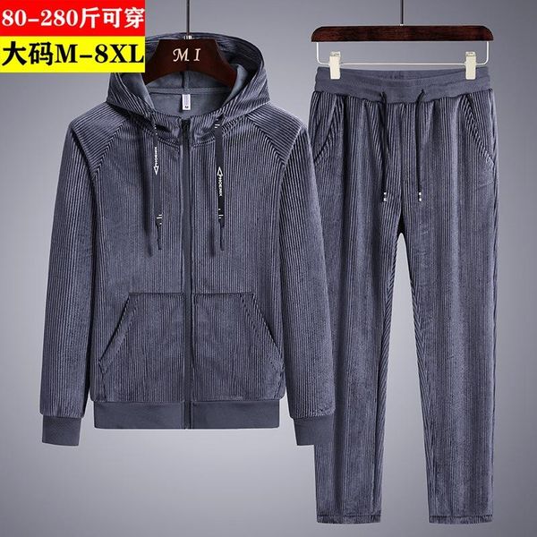boutique winter men's leisure sports suit 2-piece velvet one-piece suit korean men's loose cardigan, Gray
boutique winter men's leisure sports suit 2-piece velvet one-piece suit korean men's loose cardigan, Gray