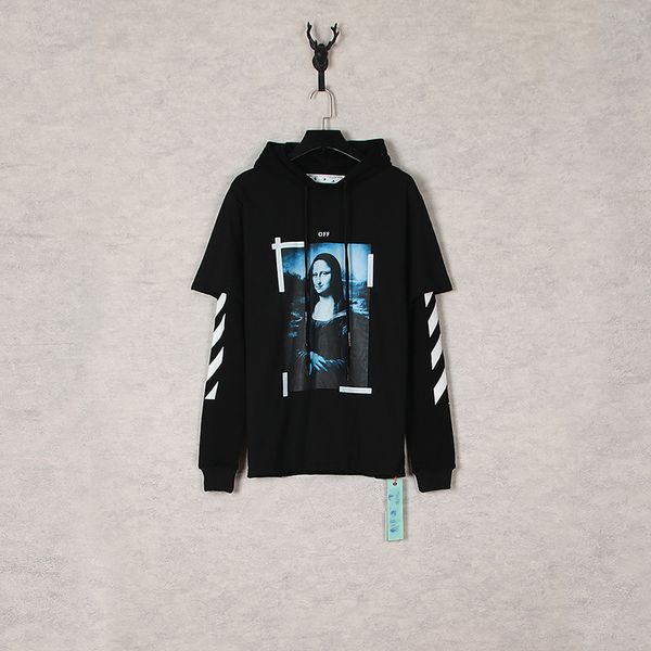 2021 autumn and winter new high-quality off mona lisa portrait fake two-piece hooded sweater batch, Black;brown
2021 autumn and winter new high-quality off mona lisa portrait fake two-piece hooded sweater batch, Black;brown