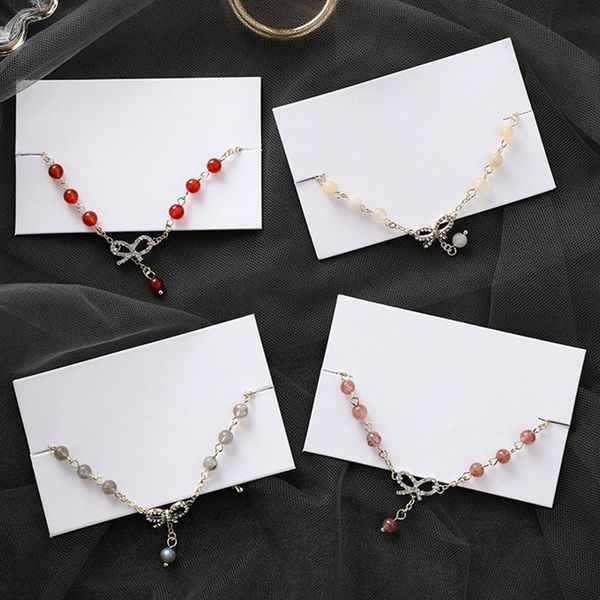 charm bracelets korean sweet simple versatile interval crystal beads zircon rhinestone bows for women hand jewelry, Golden;silver
charm bracelets korean sweet simple versatile interval crystal beads zircon rhinestone bows for women hand jewelry, Golden;silver