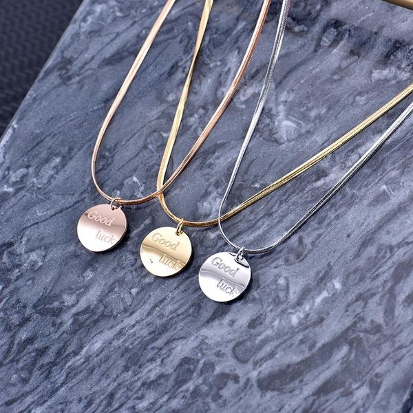 charm bracelets 316l stainless steel no fading good luck web celebrity same style plus long clavicle chain round brand lucky sen necklace, Golden;silver
charm bracelets 316l stainless steel no fading good luck web celebrity same style plus long clavicle chain round brand lucky sen necklace, Golden;silver