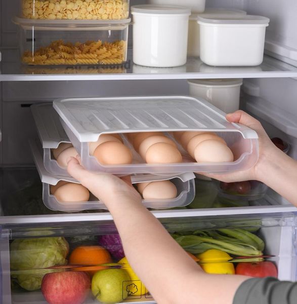 storage bottles & jars household single layer with cover can superimposed anti-collision egg box plastic refrigerator automatic rolling
storage bottles & jars household single layer with cover can superimposed anti-collision egg box plastic refrigerator automatic rolling