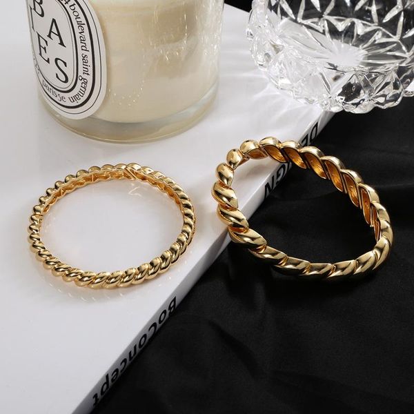 bangle european and american minimalist multi strand spiral twist bracelet simple geometric, Black
bangle european and american minimalist multi strand spiral twist bracelet simple geometric, Black