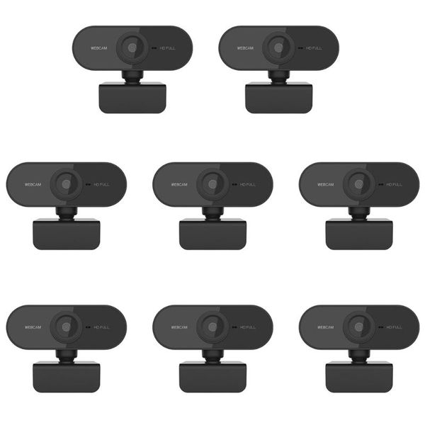 webcams 8 pcs 1080p webcam mini computer pc webcamera with usb plug rotatable cameras for live broadcast video calling conference work
webcams 8 pcs 1080p webcam mini computer pc webcamera with usb plug rotatable cameras for live broadcast video calling conference work