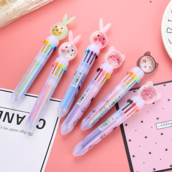 painting pens girl's heart ten push 10 color candy hand account ballpoint pen student suppli, Black;red
painting pens girl's heart ten push 10 color candy hand account ballpoint pen student suppli, Black;red
