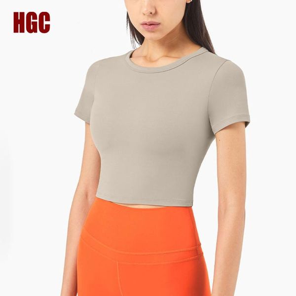 yoga outfit hgc sports women short sleeve naked-feel fabric gym t-shirt female elastic fitness running pullover workout blouse
yoga outfit hgc sports women short sleeve naked-feel fabric gym t-shirt female elastic fitness running pullover workout blouse