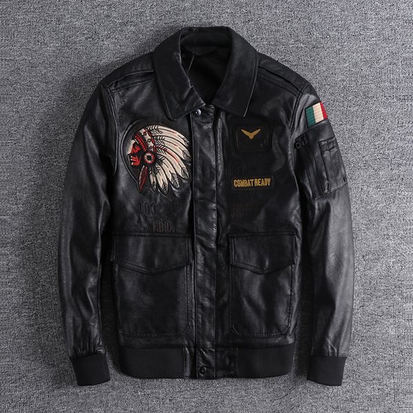 2021 winter new indian embroidery slim fitting men's jacket pilot handsome man wear outerwear coat 0758 w7a4, Black;brown
2021 winter new indian embroidery slim fitting men's jacket pilot handsome man wear outerwear coat 0758 w7a4, Black;brown