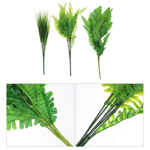 decorative flowers & wreaths 3pcs artificial plants household greenery decorations grass (as shown)
decorative flowers & wreaths 3pcs artificial plants household greenery decorations grass (as shown)