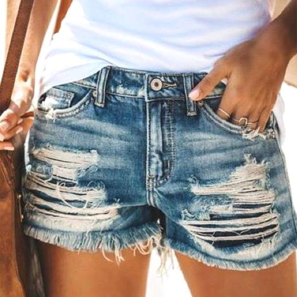 women's jeans 2021 summer denim short women mid waist hole ripped shorts fashion casual slim lady pants streetwear, Blue
women's jeans 2021 summer denim short women mid waist hole ripped shorts fashion casual slim lady pants streetwear, Blue