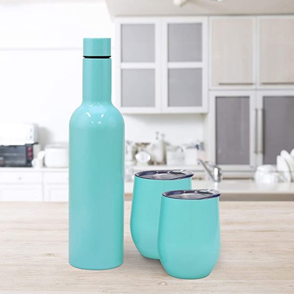 bottle set, 750ml stainless steel double wall insulation coffee 2, 12oz wine cup and straw cup, beverage gift
bottle set, 750ml stainless steel double wall insulation coffee 2, 12oz wine cup and straw cup, beverage gift