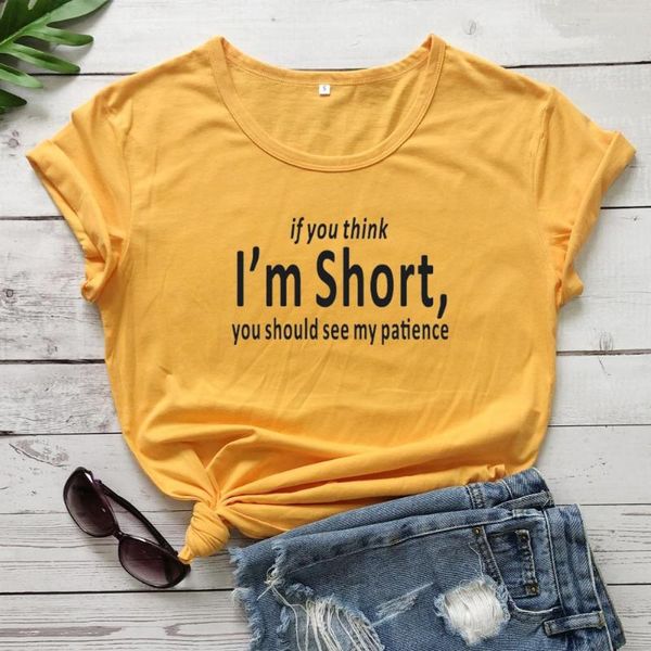 women's t-shirt if you think i' short funny women 100% cotton casual street style grunge tumblr fashion quote tee fit tshirt, White
women's t-shirt if you think i' short funny women 100% cotton casual street style grunge tumblr fashion quote tee fit tshirt, White