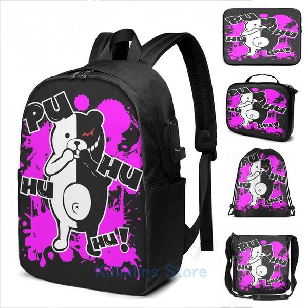 backpack funny graphic print monokuma danganronpa puhuhuhu usb charge men school bags women bag travel laptop
backpack funny graphic print monokuma danganronpa puhuhuhu usb charge men school bags women bag travel laptop