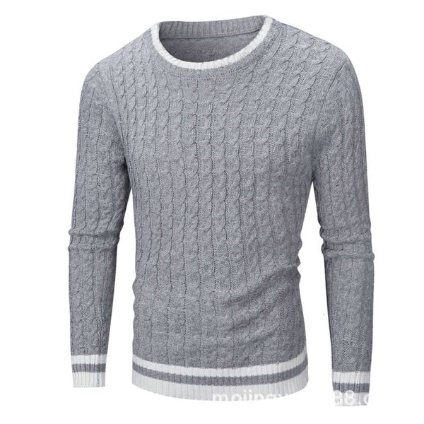 autumn and winter men's knitwear long sleeve multicolor bottom casual sweater pullover, White;black
autumn and winter men's knitwear long sleeve multicolor bottom casual sweater pullover, White;black