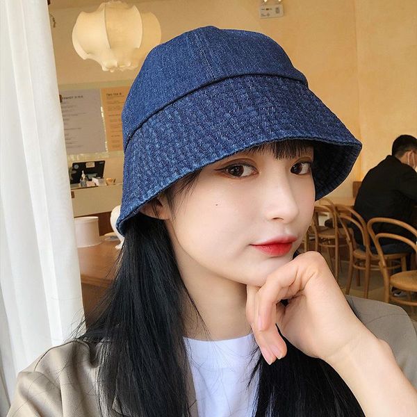 wide brim hats bucket women cowboy solid black navy blue casual fashion sun protection street men summer gorras para mujer, Blue;gray
wide brim hats bucket women cowboy solid black navy blue casual fashion sun protection street men summer gorras para mujer, Blue;gray