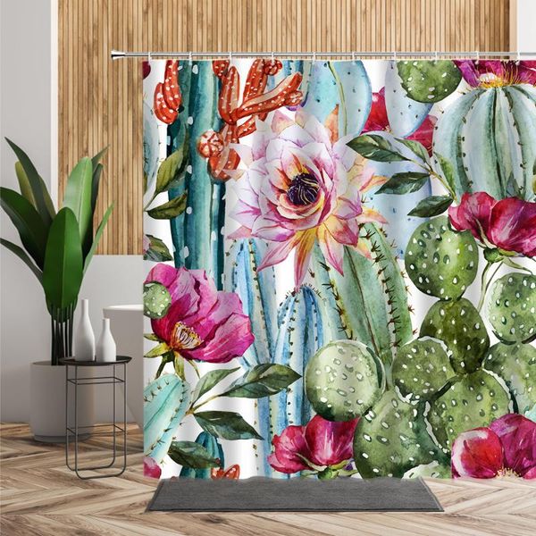 tropical cactus plant flower shower curtains floral printed bath curtain waterproof frabic creative bathroom decor douchegordijn
tropical cactus plant flower shower curtains floral printed bath curtain waterproof frabic creative bathroom decor douchegordijn