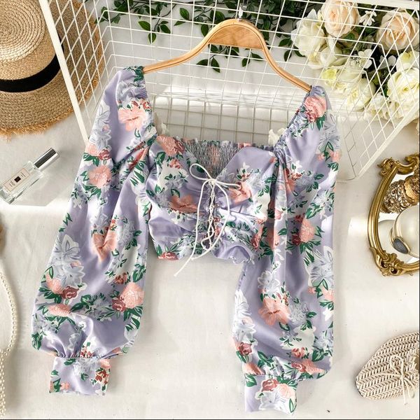 women retro court square collar stretch slim long bubble sleeve short crop lady sweet printed blouse shirts k719, White
women retro court square collar stretch slim long bubble sleeve short crop lady sweet printed blouse shirts k719, White