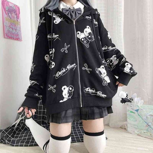 women's jackets harajuku jaqueta feminina japonês bonito menina dos desenhos animados urso casacos outono com capuz outerwear over, Black;brown
women's jackets harajuku jaqueta feminina japonês bonito menina dos desenhos animados urso casacos outono com capuz outerwear over, Black;brown