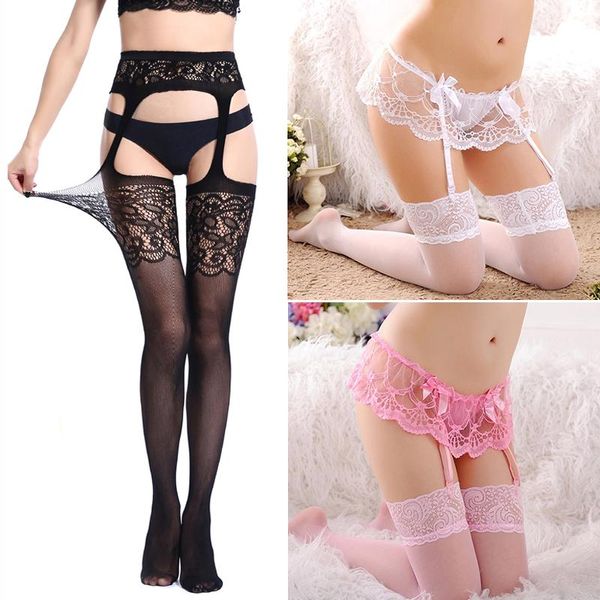 stockings with suspender garter belt for women stylist trendy lace thigh high stockings nightclubs fishnet pantyhose, Black;white
stockings with suspender garter belt for women stylist trendy lace thigh high stockings nightclubs fishnet pantyhose, Black;white