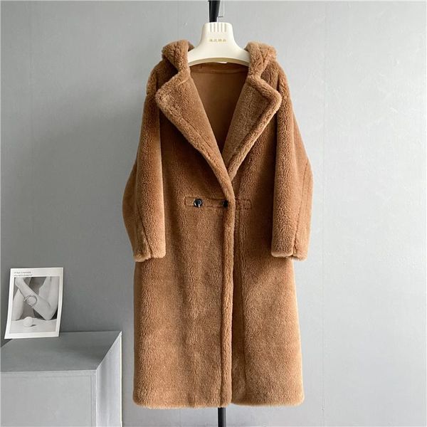 women's fur & faux real coat 100% wool women winter clothes keep warm max jacket 2021, Black
women's fur & faux real coat 100% wool women winter clothes keep warm max jacket 2021, Black