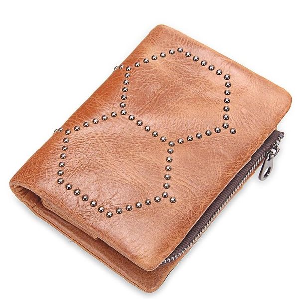wallets men's wallet retro detachable suede cowhide leather short rivet activity zip coin purse, Red;black
wallets men's wallet retro detachable suede cowhide leather short rivet activity zip coin purse, Red;black