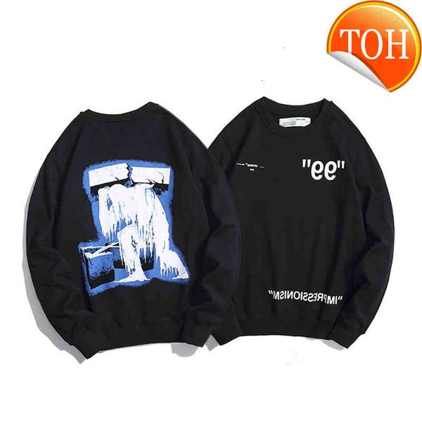 2021 and spring off autumn style graffiti melting iceman arrstyle cotton pullover round neck versatile sweater, Black
2021 and spring off autumn style graffiti melting iceman arrstyle cotton pullover round neck versatile sweater, Black