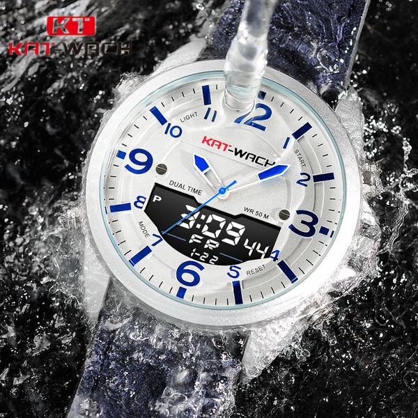 wristwatches men watches waterproof quartz digital watch kat-wach clock big dial analog army led sports wristwatch, Slivery;brown
wristwatches men watches waterproof quartz digital watch kat-wach clock big dial analog army led sports wristwatch, Slivery;brown
