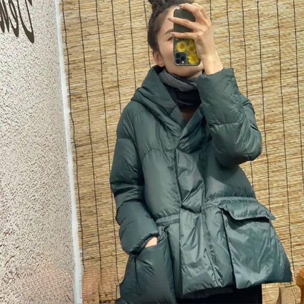 women's down & parkas women 2021 autumn winter solid color hooded outwear female loose jackets ladies casual warm white duck coats q619, Black
women's down & parkas women 2021 autumn winter solid color hooded outwear female loose jackets ladies casual warm white duck coats q619, Black