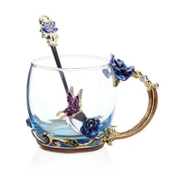 mugs blue rose enamel color crystal glass tea cup high-grade butterfly flower coffee perfect lovers gift souvenir f2
mugs blue rose enamel color crystal glass tea cup high-grade butterfly flower coffee perfect lovers gift souvenir f2
