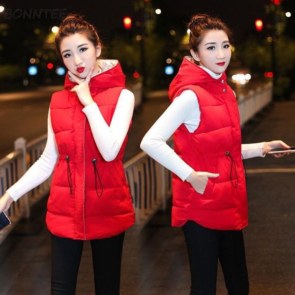 women's vests waistcoats women hooded sleeveless windproof elegant office lady womens korean style winter warm all-match large size chi, Black;white
women's vests waistcoats women hooded sleeveless windproof elegant office lady womens korean style winter warm all-match large size chi, Black;white