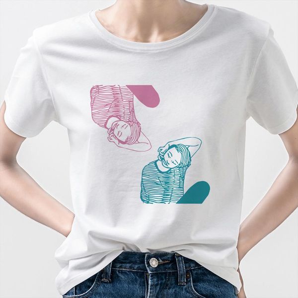Vogue Aesthetic Woman Literary Men T Shirt Girl Printed Streetwear Modern Short Sleeve Personality Fashion Summer Top, White;black
Vogue Aesthetic Woman Literary Men T Shirt Girl Printed Streetwear Modern Short Sleeve Personality Fashion Summer Top, White;black