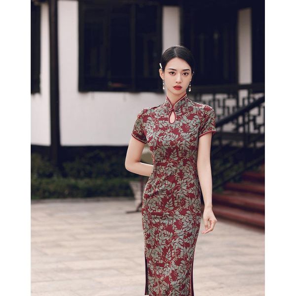 ethnic clothing h.rong.x summer fashion retro cheongsam dress improved bodycon daily oldshanghai chipao red print chinese traditional qipao
ethnic clothing h.rong.x summer fashion retro cheongsam dress improved bodycon daily oldshanghai chipao red print chinese traditional qipao