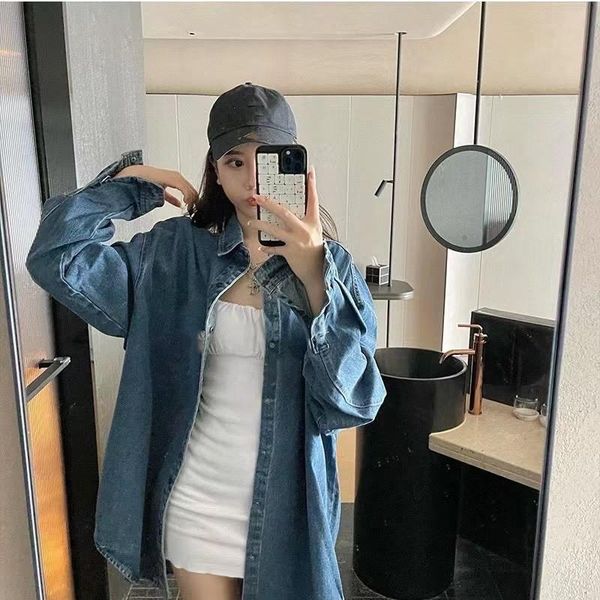 women's vests vet2021 autumn and winter ironing drill letters cowgirl shirt coat, loose wide body version, texture thick wide, ful, Black;white
women's vests vet2021 autumn and winter ironing drill letters cowgirl shirt coat, loose wide body version, texture thick wide, ful, Black;white