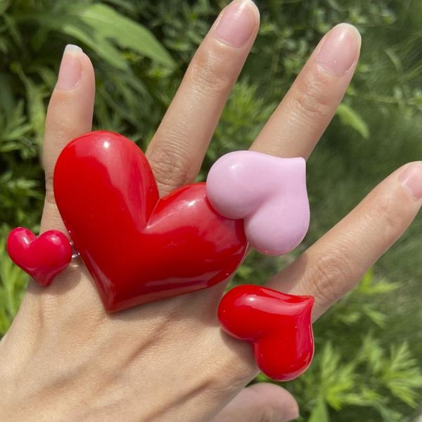 wedding rings ziccowong lovely red heart for women girls big pink peach acrylic resin 2021 trendy jewelry party gifts, Slivery;golden
wedding rings ziccowong lovely red heart for women girls big pink peach acrylic resin 2021 trendy jewelry party gifts, Slivery;golden