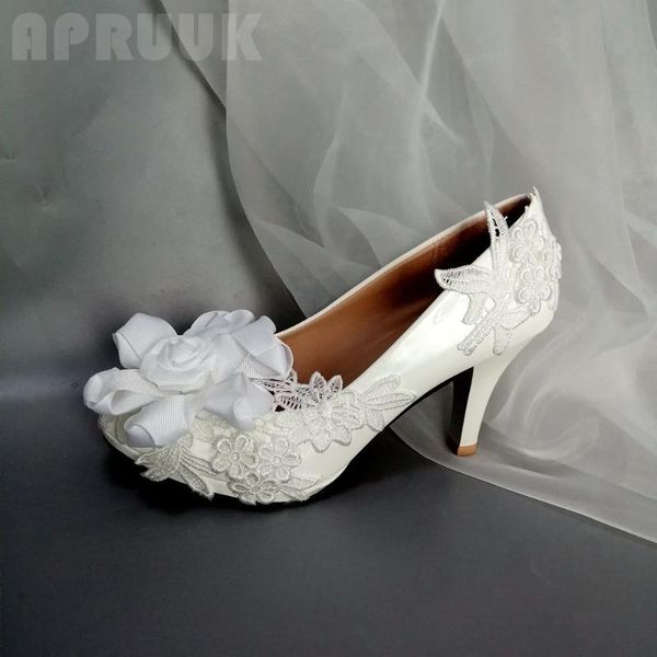 dress shoes white flower lace wedding pumps bride plus size handmade ladies decoration brides shoe, Black
dress shoes white flower lace wedding pumps bride plus size handmade ladies decoration brides shoe, Black