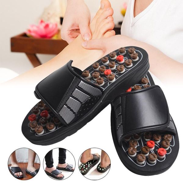slippers acu-point accupressure massage foot massager flip flop sandals for women men mug88, Black
slippers acu-point accupressure massage foot massager flip flop sandals for women men mug88, Black