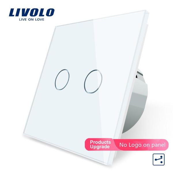 smart home control manufacturer, livolo eu standard touch switch, 2 gang way control, 3 color crystal glass panel, wall light switch,c702s-1
smart home control manufacturer, livolo eu standard touch switch, 2 gang way control, 3 color crystal glass panel, wall light switch,c702s-1