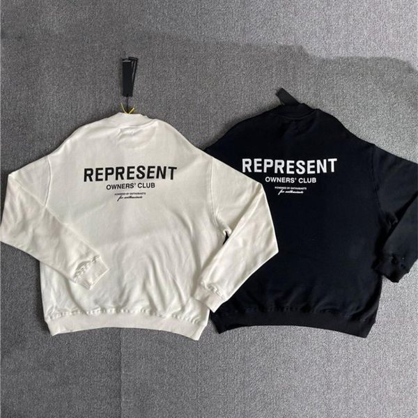 men's hoodies & sweatshirts 2021fw represent owners club men women slogan printed hoodie oversized crewneck, Black
men's hoodies & sweatshirts 2021fw represent owners club men women slogan printed hoodie oversized crewneck, Black