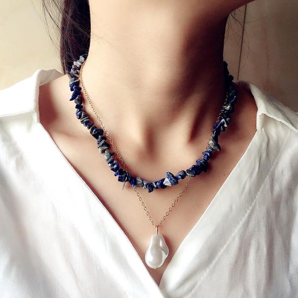 chokers women fashion pearl pendant clavicle necklace irregular gravel natural crystal choker set, Golden;silver
chokers women fashion pearl pendant clavicle necklace irregular gravel natural crystal choker set, Golden;silver