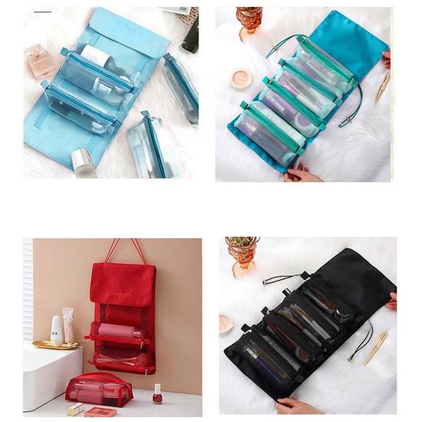 cosmetic bags & cases detachable nylon makeup bag portable folding travel storage toilet
cosmetic bags & cases detachable nylon makeup bag portable folding travel storage toilet