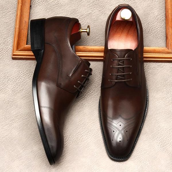 dress shoes handmade men genuine leather italian design black coffee color hand-polished square head wedding
dress shoes handmade men genuine leather italian design black coffee color hand-polished square head wedding