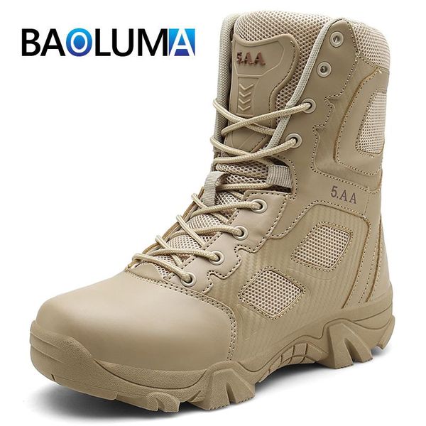 boots men's shoes brand men ankle outdoor non-slip military lace up special force mans footwear, Black
boots men's shoes brand men ankle outdoor non-slip military lace up special force mans footwear, Black